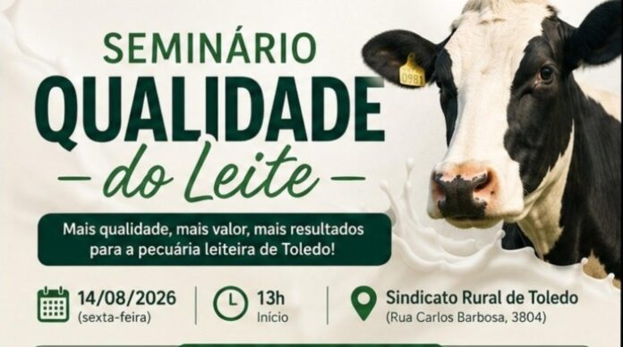 Seminário reúne produtores de leite para aprender técnicas de qualidade