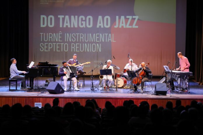Septeto Reunion traz tango e jazz em show gratuito dia 14