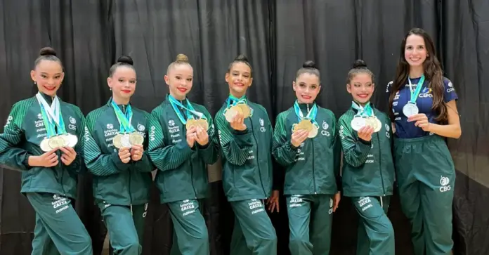 100 ginastas disputam torneio de ginástica rítmica neste sábado