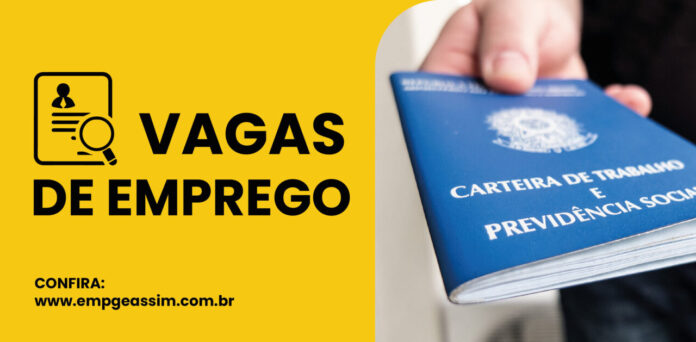 Agência do Trabalhador abre 315 vagas nesta sexta