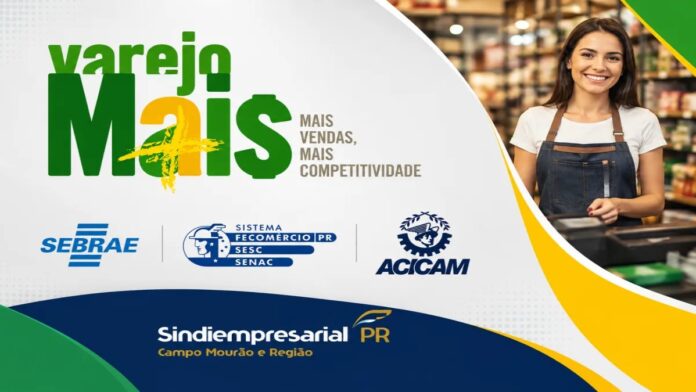 Programa Varejo Mais abre inscrições para empresários em Campo Mourão