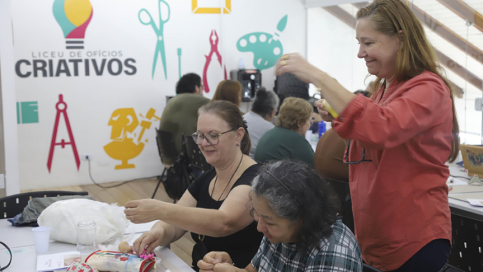 Liceu de Ofícios Criativos oferece workshops e oficinas gratuitas de 21 a 24 de setembro