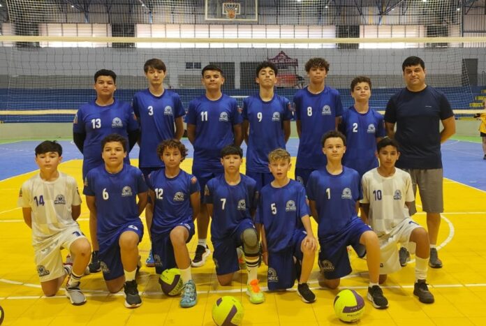 Guaíra termina 4ª etapa da Copa Oeste de Voleibol Sub-14 entre os quatro melhores
