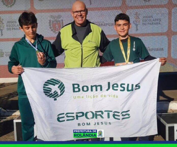 Dois atletas de Rolândia disputam Jogos Escolares Brasileiros em Brasília