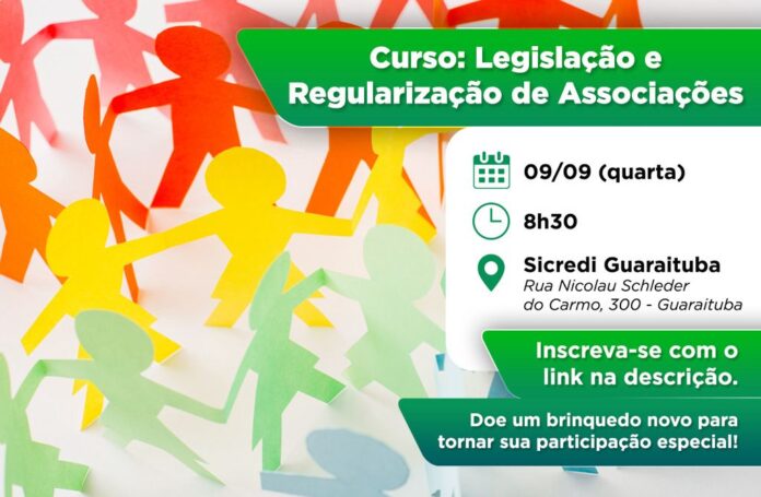 Palestra sobre associações comunitárias em Colombo no dia 9 de setembro