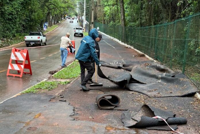 Pista do Parque do Ingá aguarda decisão da Justiça para ser removida