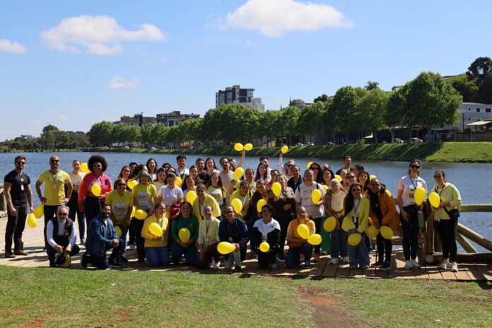 Guarapuava realiza caminhada sobre saúde mental no Setembro Amarelo