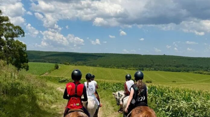 Endurinho leva crianças para conhecer enduro equestre em Guarapuava