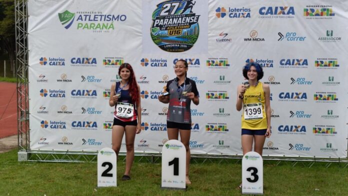 Apucarana conquista quinto lugar no Paranaense de Atletismo Sub-16