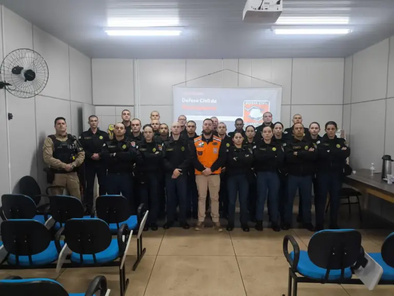 Defesa Civil orienta futuros policiais sobre atuação em emergências em Guarapuava