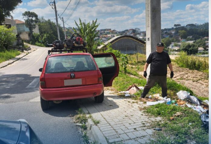 Câmera flagra descarte irregular em Colombo, multas somam R$ 212 mil em 2026