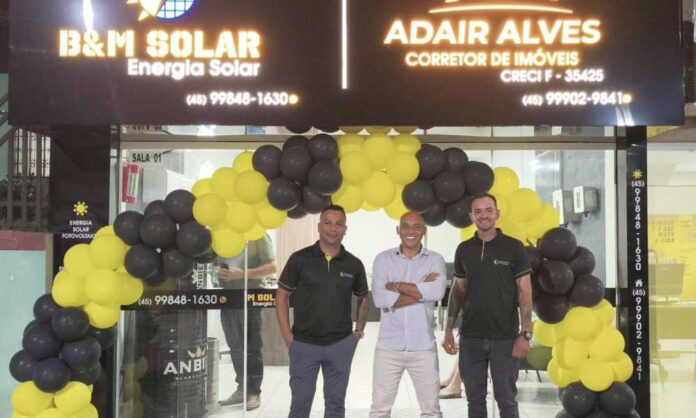 B&M Solar abre escritório em Marechal Rondon com foco em energia fotovoltaica