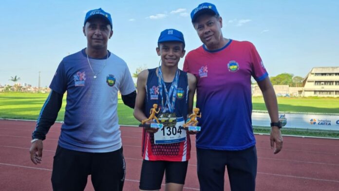 Apucarana é vice-campeã paranaense de atletismo sub-12 com 9 medalhas