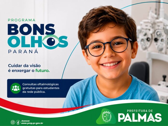 Palmas inicia triagem de visão para 6 a 17 anos, óculos saem em novembro