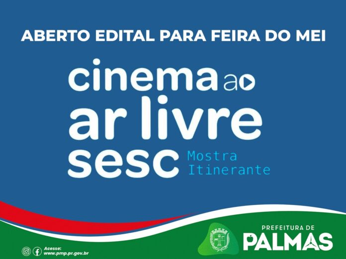 Palmas abre 4 vagas para MEIs venderem em cinema ao ar livre: inscrições até amanhã