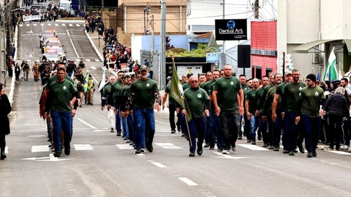 Guarapuava reúne 84 pelotões no desfile de 7 de Setembro