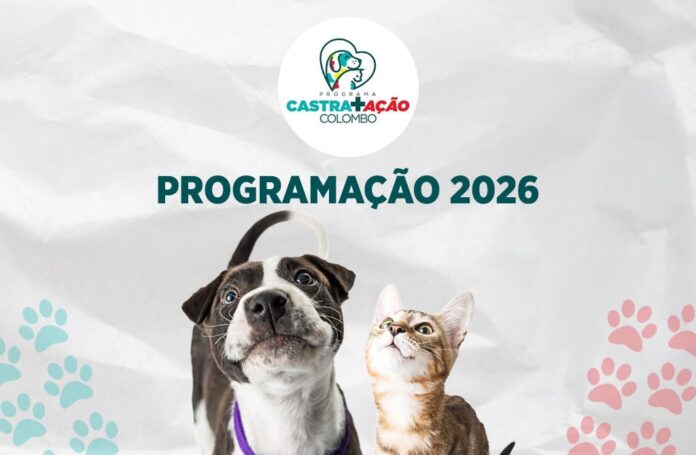 Colombo abre 200 vagas para castração de cães e gatos no Guaraituba