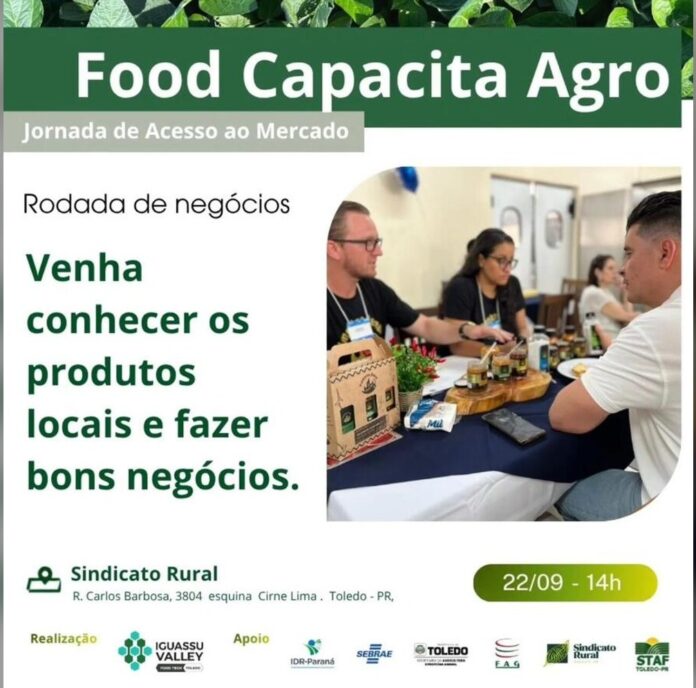 Rodada de negócios em Toledo reúne produtores e agroindústrias no dia 22