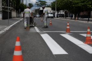 Marechal Cândido Rondon investe R$ 1,5 milhão em pintura de sinalização viária