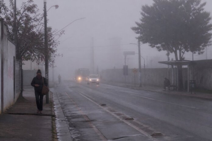 Castro tem manhã fria com nevoeiro, máxima chega a 20°C