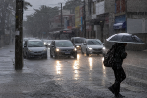 Paranavaí pode receber mais de 30 mm de chuva segunda e terça-feira
