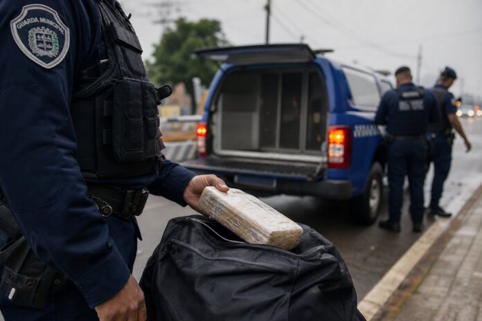 Guarda Municipal apreende 398 quilos de maconha após perseguição em Guaíra