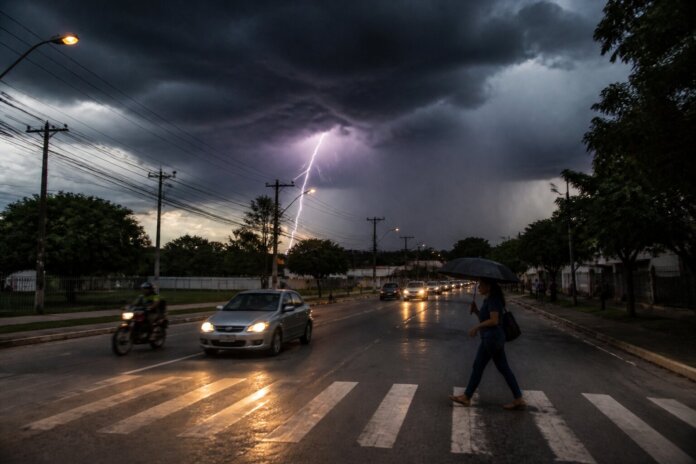 Guaíra enfrenta risco de tempestades severas entre 9 e 11 de setembro