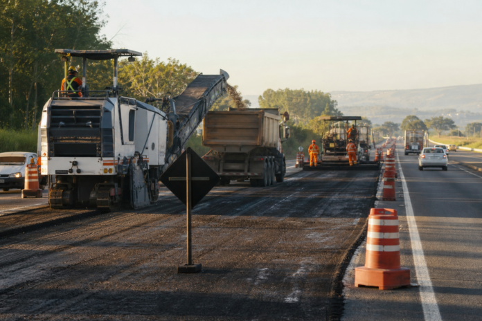 BR-163 entre Toledo e Cascavel recebe recuperação do pavimento