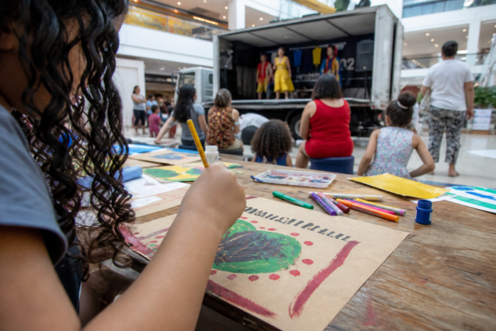 Londrina Norte Shopping recebe Festival IMAGINE com arte gratuita para crianças no sábado