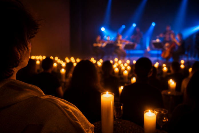 Concerto à luz de velas lota Centro Cultural de Ivaiporã
