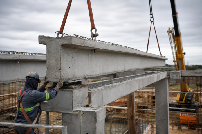 Contorno Norte tem operação especial para lançamento de vigas de viaduto na quinta
