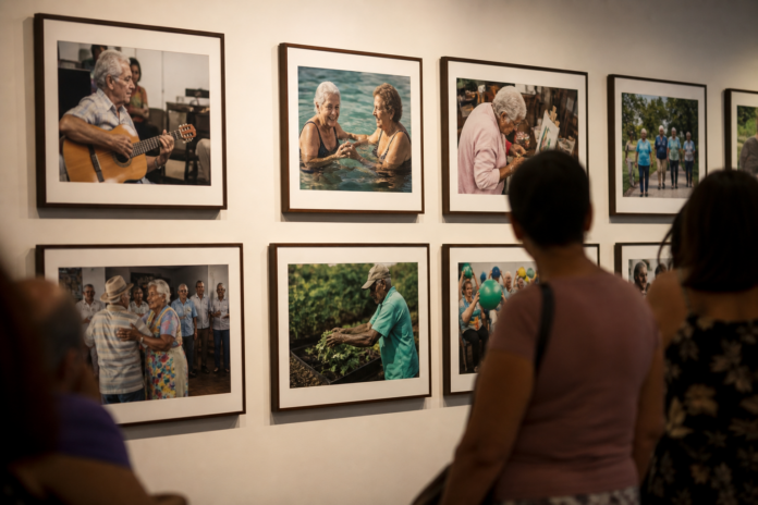 Castro abre exposição com fotografias de idosos em atividades e passeios
