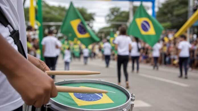 Guaíra celebra Independência com desfile cívico na Avenida Mate Laranjeira