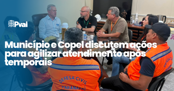 Paranavaí e Copel planejam resposta mais rápida a temporais