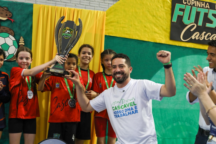 Cascavel encerra 1ª Copinha de Futsal Sub-12 com 600 alunos e final no Ginásio da Neva