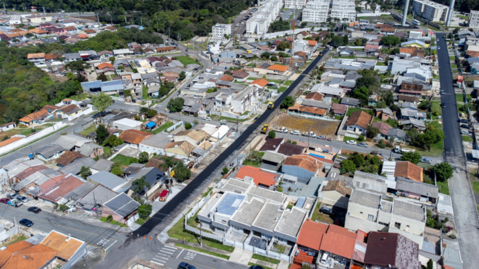 Araucária avança com recape em 2,3 km de ruas do Tindiquera