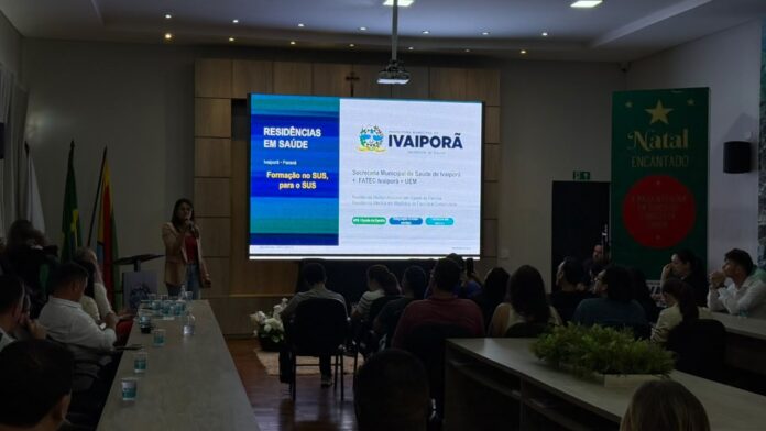 Apresentação do programa de residências em saúde em Ivaiporã