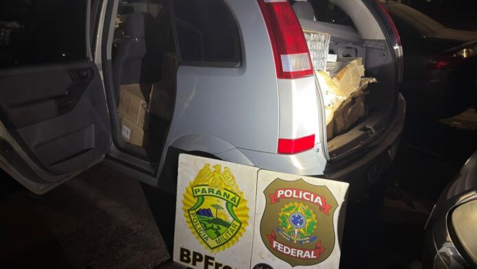 Polícia apreende três veículos com cigarros, cosméticos e eletrônicos em Foz do Iguaçu