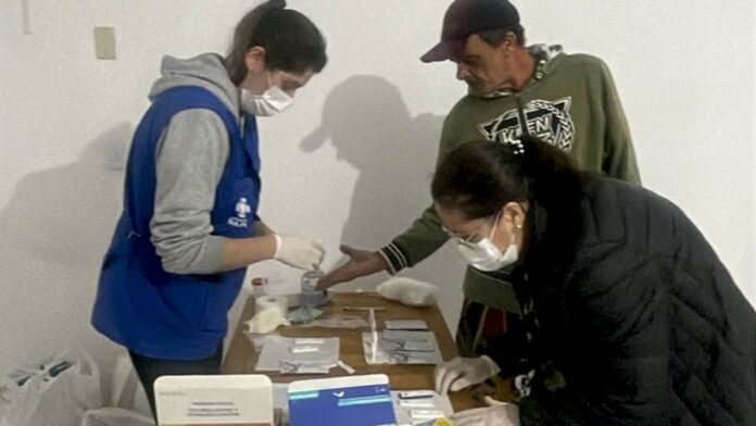 Nova Morada testa 326 pessoas para doenças transmissíveis, ação se repete a cada três meses