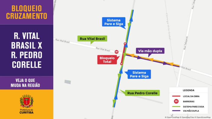 Rua Pedro Collere fecha para obras do Novo Inter 2