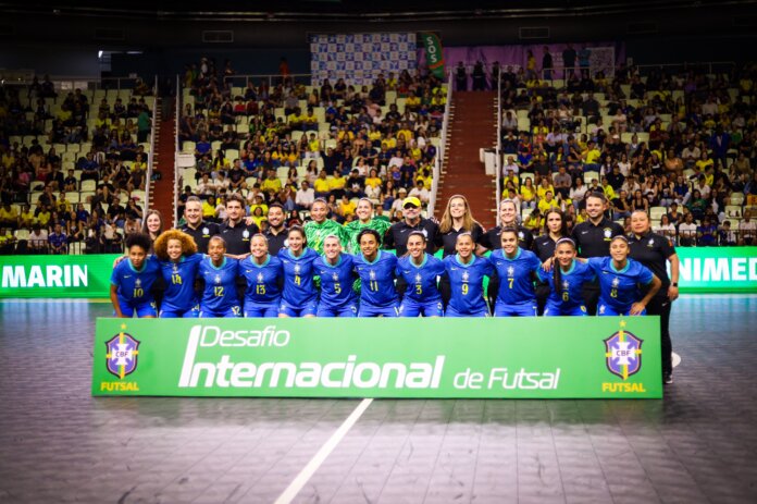 Seleção Feminina de Futsal vence Japão duas vezes em Maringá