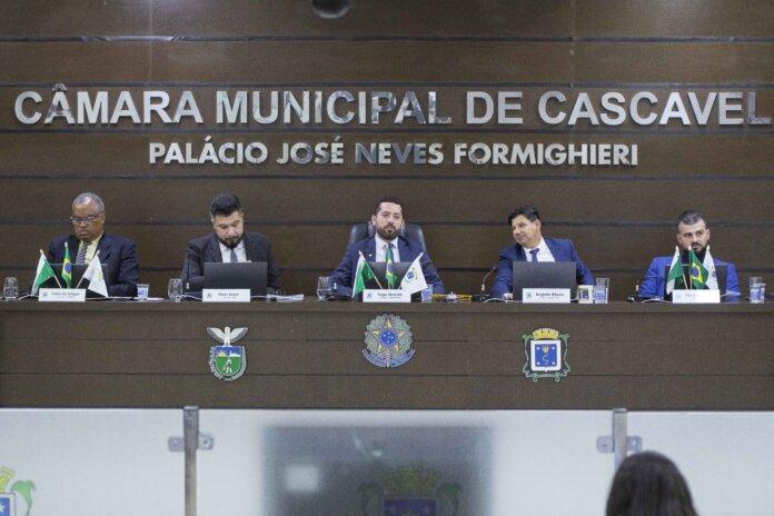 Câmara de Cascavel vota 5 projetos na segunda-feira (26)