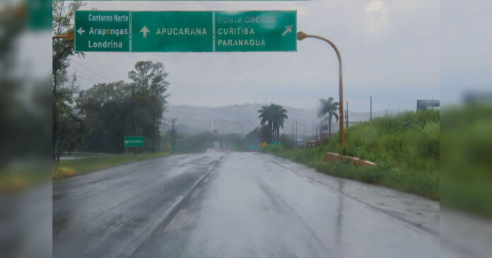 Terça-feira tem chuva em Apucarana