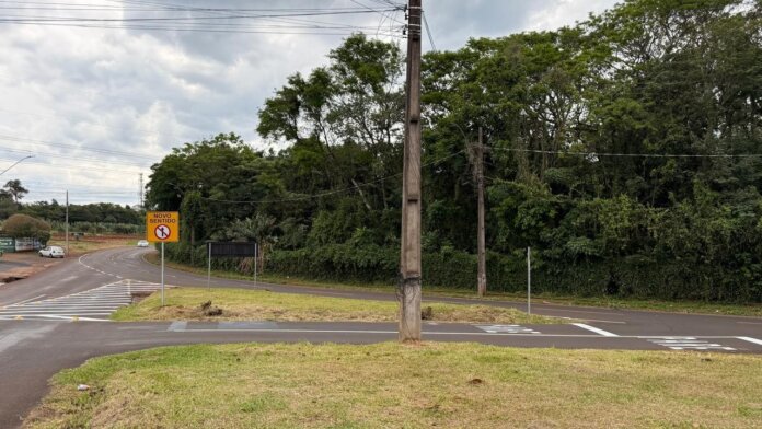 Trevo da Vila C muda sentido de rua para reduzir acidentes em Foz do Iguaçu