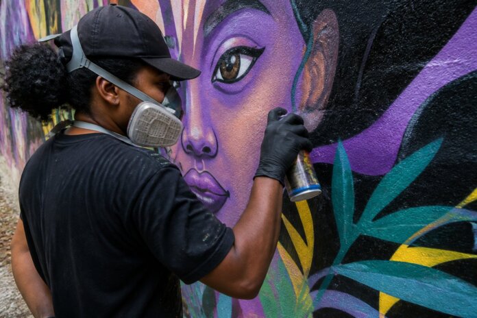 Campo Largo cria mural em grafite para valorizar história da população negra