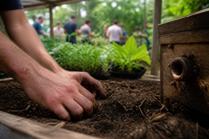 Cursos gratuitos sobre abelhas, hortas e plantas medicinais em outubro