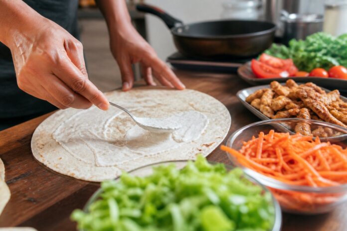 Wrap rápido e saudável: receita simples para quem tem preguiça na cozinha