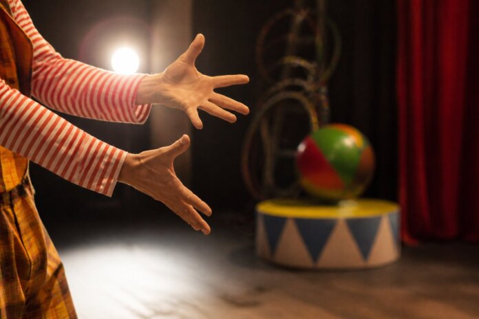 Circo infantil gratuito em Araucária: apresentação de palhaçaria em 21 de outubro