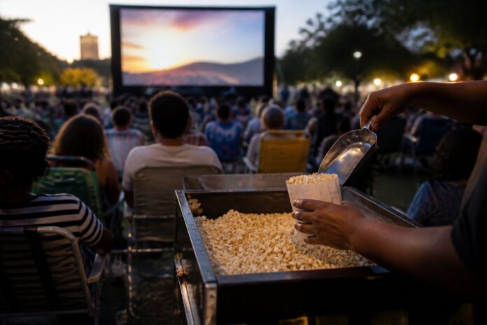 Curitiba leva cinema gratuito à Caximba com filme, oficina e pipoca
