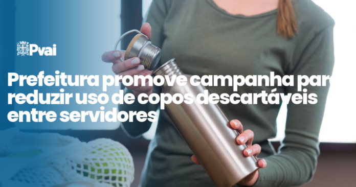 Paranavaí incentiva servidores a trocar copos descartáveis por canecas na semana de 26 a 30 de outubro